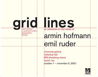 Grid Lines - A Fictitious Exhibition Poster