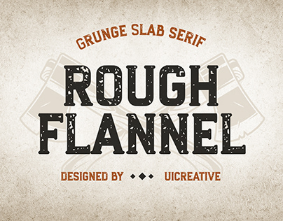 Rough Flannel Slab Serif Font