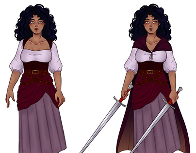 SPLASH ART (OC COMMISSION) - Violeta RPG Character