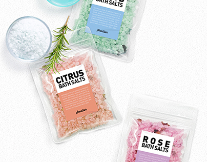 scentlier
bath salts
package design