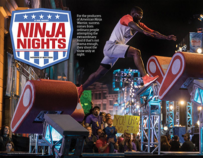 American Ninja Warrior for Emmy Magazine