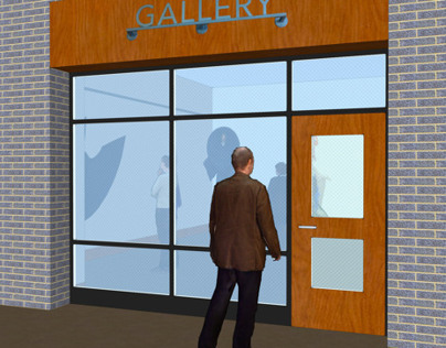 Gallery Rendering Corcoran Community Gallery at THEARC