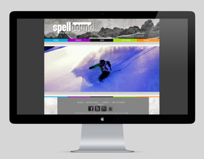 Spellbound Website Concept Design