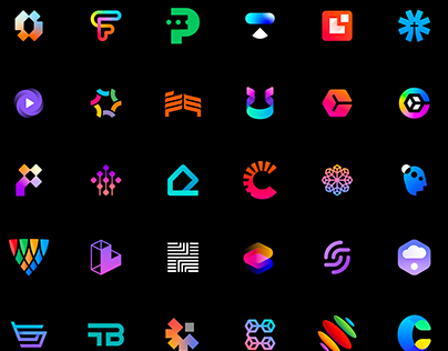 Project thumbnail - 100+ Logos from the Portfolio / Dark Edition
