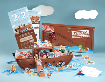1313 Bankers Insurance Group Direct Mail 3D Campaign