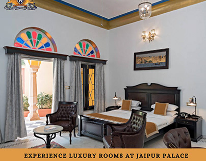 Experience Luxury Rooms at Jaipur Palace Hotel :