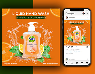 Dettol Handwash Social Media Banner