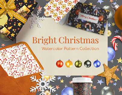 Bright Christmas Pattern Collection