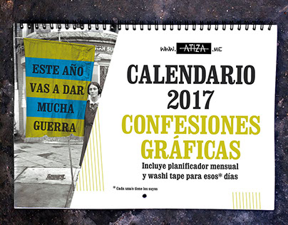 Calendario #ConfesionesGráficas 2017
