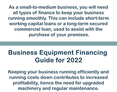 Equipement Finance Guide for SME - FB Nsw