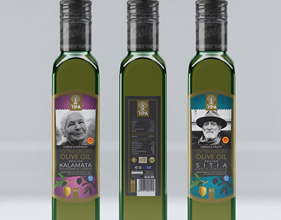 Label for olive oil