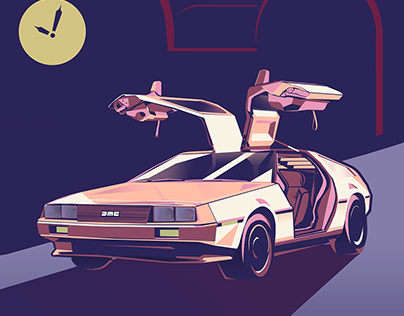 DeLorean poster