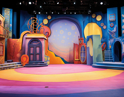 Thematic Decor : Kids Fancy Contents. Performance stage