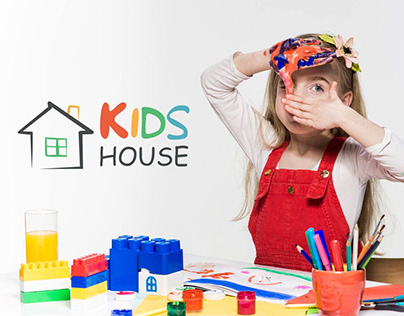 "Kids House" Kindergarten Rebranding Project