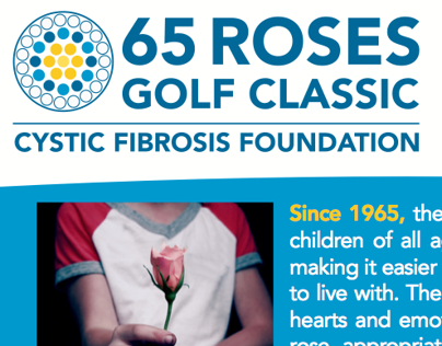 CFF - 65 Roses Golf Classic Flyer/Emailer