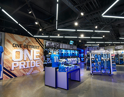 detroit lions team store ford field