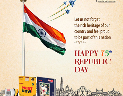 26th January India Republic Day Design for Desmat