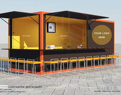 Container Restaurant with Bar counters