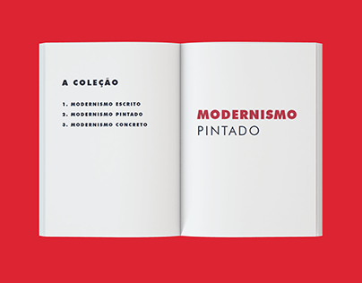 Projeto Gráfico de Livro: Coleção Modernismo