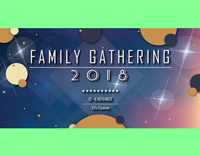 Family Gathering Banner Design