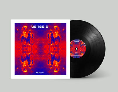 Redesign de Disco de Vinil da banda Genesis