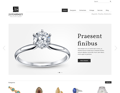 Web Design for J.S. Fearnley