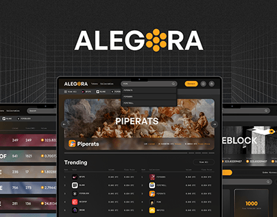 Alegora | Web 3 UX/UI Design