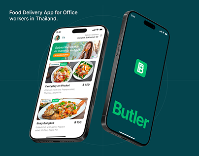 BUTLER - Food Delivery App for Office workers