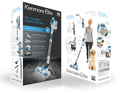 Packaging Design for the Kenmore Elite SSV | Complete™