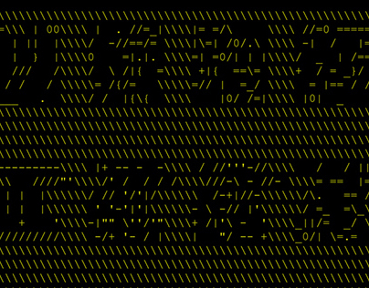 ASCII/Text blobs
