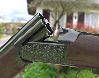 Modeling/ texturing/ shading: winchester 101