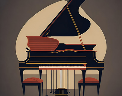 Grand Piano illustration