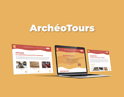 ArchéoTours - UI/UX web design & développement
