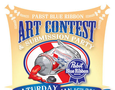 PBR Art Contest Flyer & Print Ad