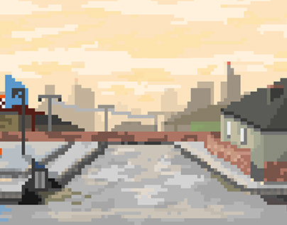8bit Ghetto City / Pixel Art