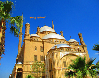 Mohammed Ali Mosque in Cairo in Egypt