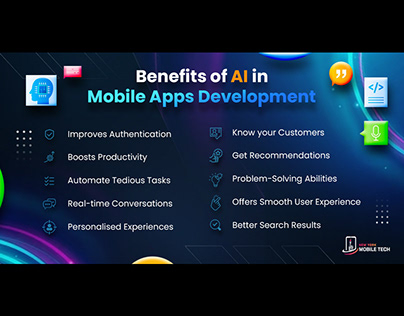 10 Best Benefits of using AI in Mobile App Development