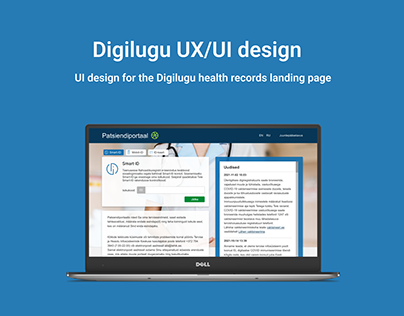 Digilugu UX/UI design