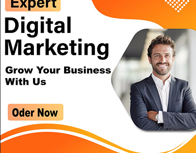 Digital Marketing Expert Poster Design