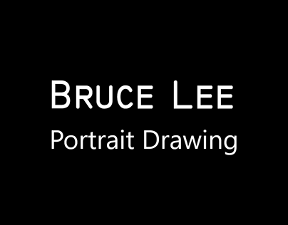 Bruce Lee Portrait Drawing