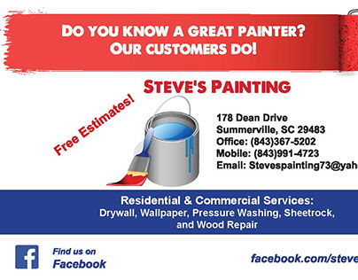 Steve's Painting Ad
