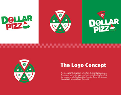 Dollar Pizza | Logo design / Brand identity