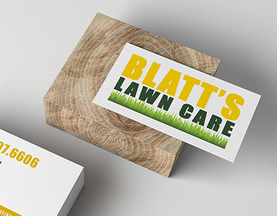 Blatt's Lawn Care Business Card