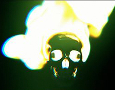 3d Fire Testing in Cinema 4d "Skull Banging"
