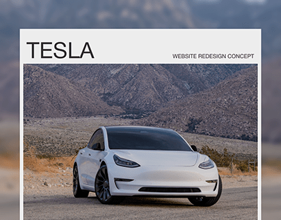 Tesla Website Redesign