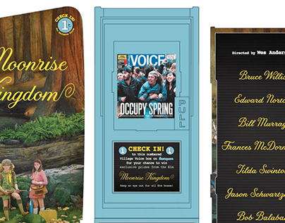 Moonrise Kingdom Village Voice Promo Box
