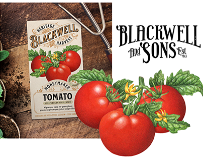 Vegetable Paintings for New Zealand's Blackwell & Sons
