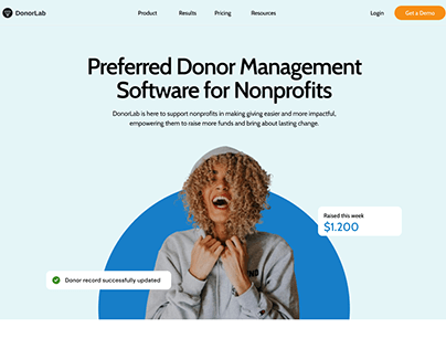 Donor Management Website