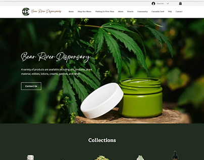 Marijuana Dispensary Website (Wix Website)