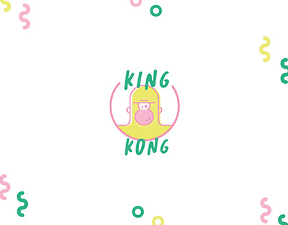 Branding design - King Kong hostel